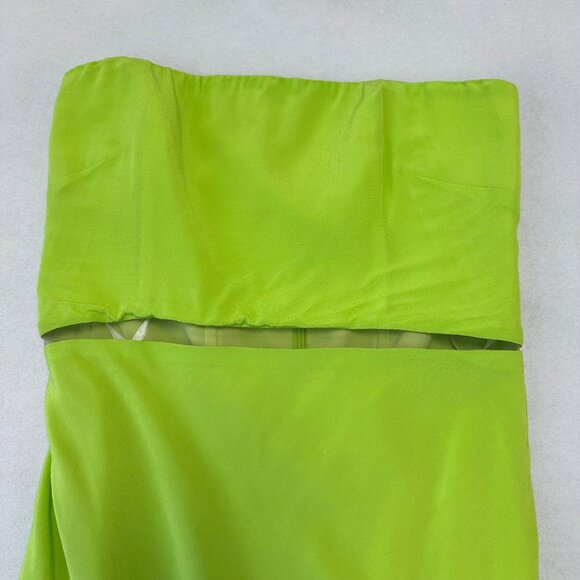 LOVERS + FRIENDS Pryce Sleeveless Maxi Dress Gown Size S Bright LIme Green - Picture 8 of 16